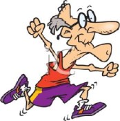 A_Colorful_Cartoon_Grandpa_Running_a_Race_Royalty_Free_Clipart_Picture_100708-172101-630053